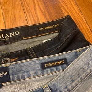 Two slim boot. Two original boot.